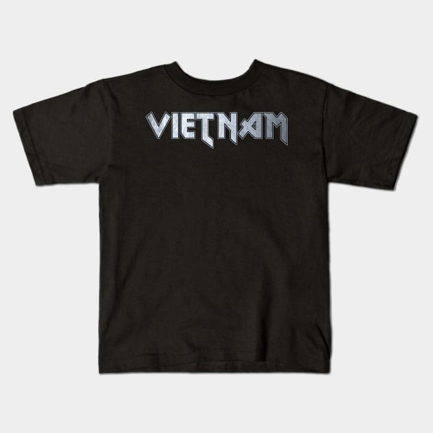 Heavy metal Vietnam Kids T-Shirt by KubikoBakhar